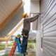 Hanging Hardie siding