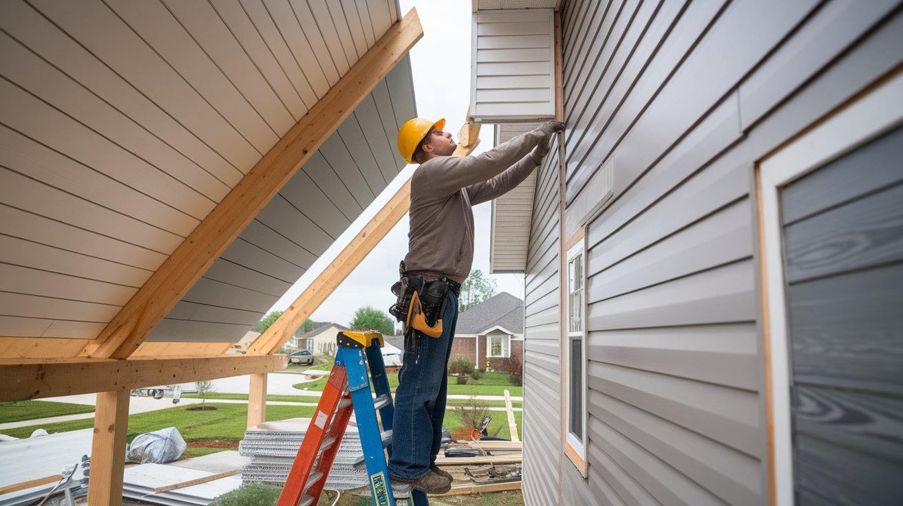 Hanging Hardie siding